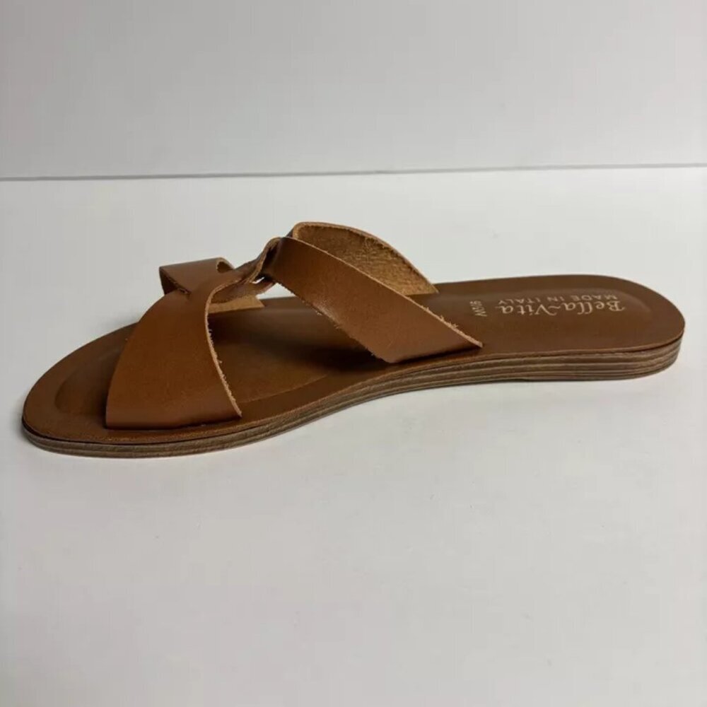 Bella Vita Women’s Dov-Italy, Brown Slide Sandals, Size 9.5 W - Picture 2 of 6